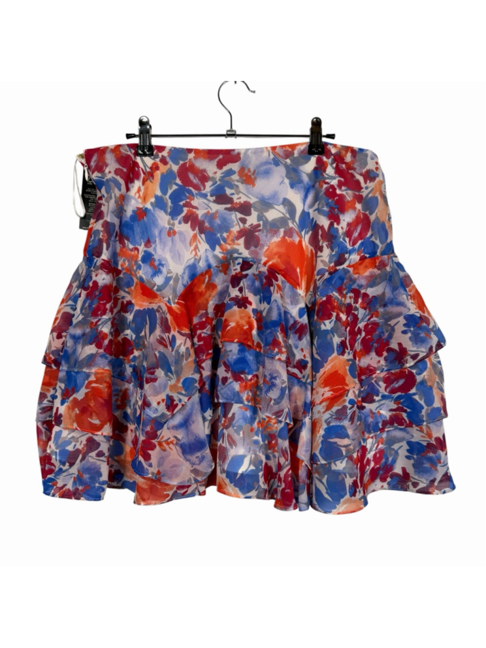 Ralph Lauren Women's Lined Tiered Ruffle Floral Skirt Women's Size 12 - Picture 6 of 12